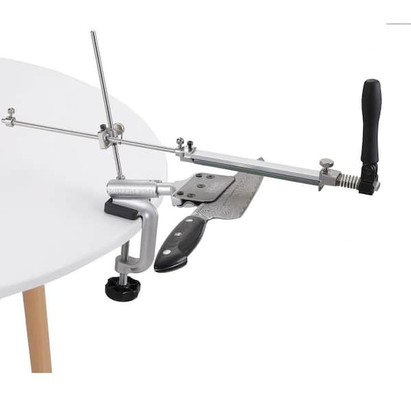 10.94 in. 80-10000 Grit Stainless Steel Whetstone with Fixed Angle Flip Design 12 Stones Sharpening Kit System