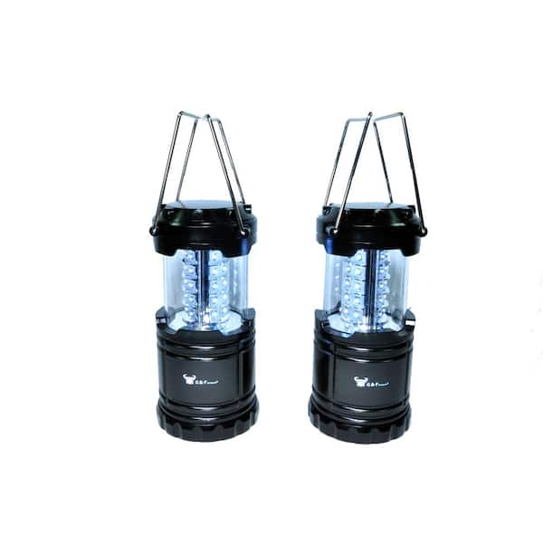 12-LED Camping Lantern Portable Battery Operated Light Outdoor Hiking Lamp Torch 