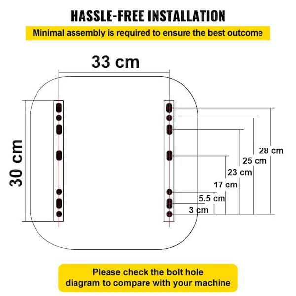 Universal Forklift Seat with Adjustable Back, for Tractor,Excavator Skid Loader Backhoe Dozer JOYDING