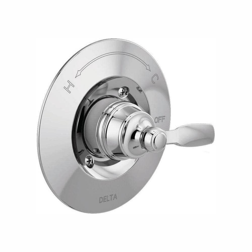 Delta Woodhurst 1Handle Wall Mount Valve Trim Kit in Chrome (Valve Not