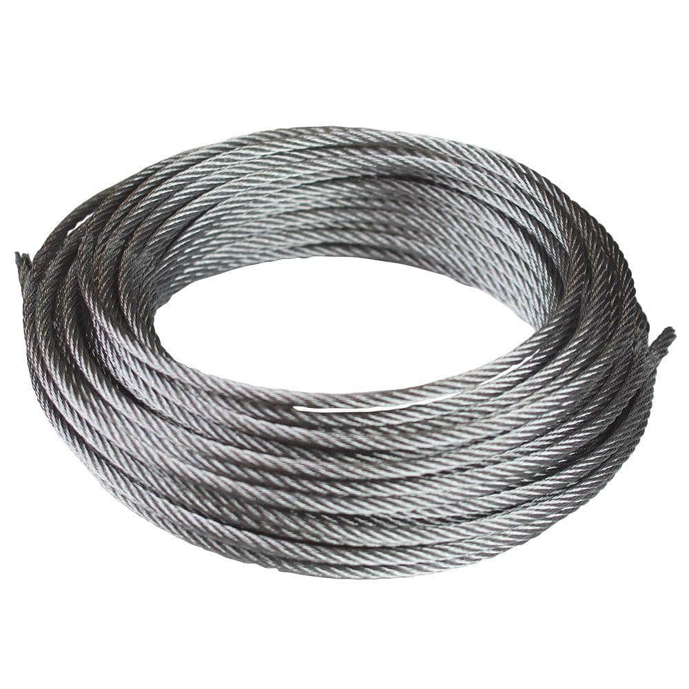 1/8 in. x 50 ft. Galvanized Uncoated Steel Wire Rope price history on PriceWatchPro