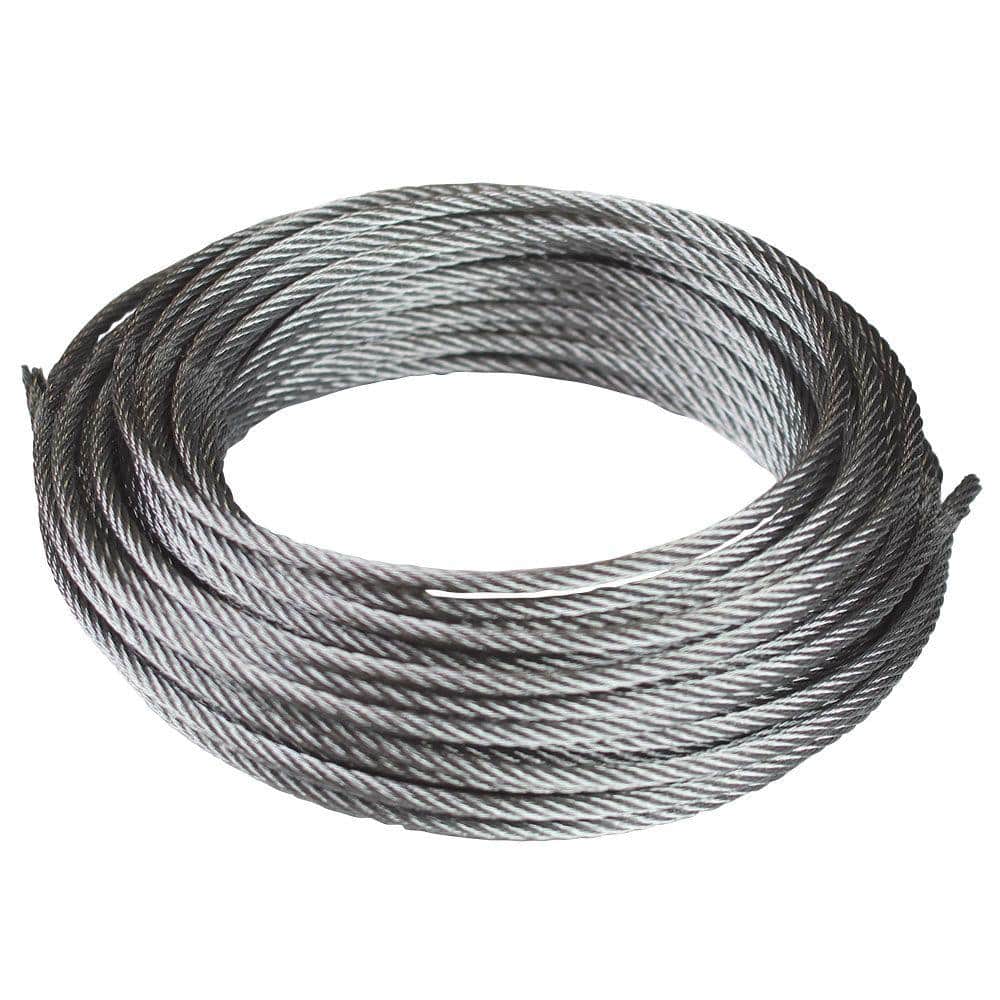 NEW  1/8" .125"   Stainless Steel 7x7 Aircraft Cable Wire Rope 25' 50' 100' 