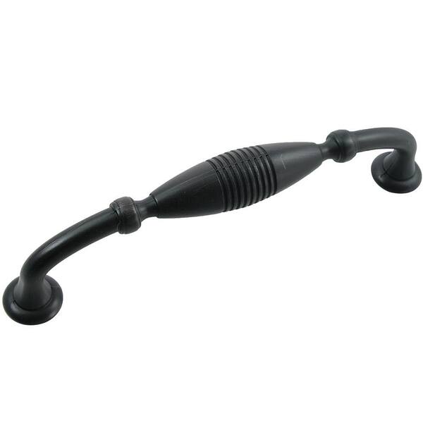 MNG Hardware 5 in. Center-to-Center Oil Rubbed Bronze Striped Pull