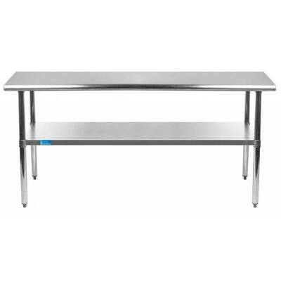 Regency Stainless Steel Work Table w/ Undershelf (84)