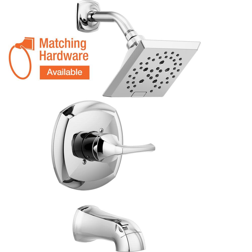 Delta Portwood SingleHandle 5Spray Tub and Shower Faucet with