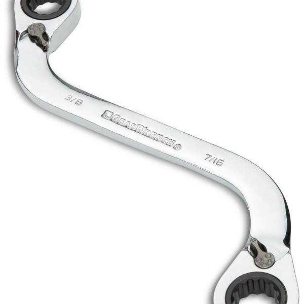 Wright Tool Company® 12-10MM - Grip 2.0™ 10 mm 12-Point Angled Head Chrome  Combination Wrench