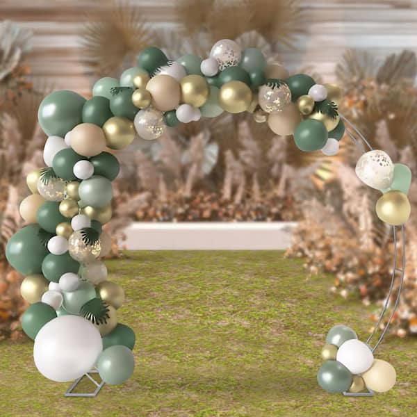 Round Wedding Arch,metal Round Balloon Arch Stand for Wedding Decoration  Party Backdrop 