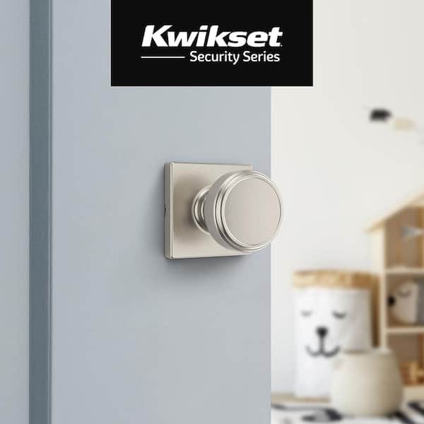 Maven Satin Nickel Square Hall/Closet Door Knob