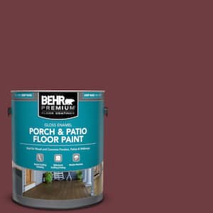 1 gal. #BXC-90 Wild Cranberry Gloss Enamel Interior/Exterior Porch and Patio Floor Paint