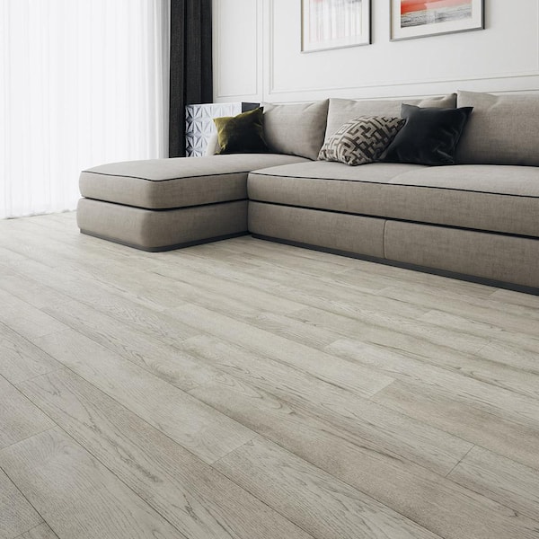 Snow Hickory 3/8 in. T x 6.5 in. W Engineered Hardwood Flooring (25.7 sqft/case)