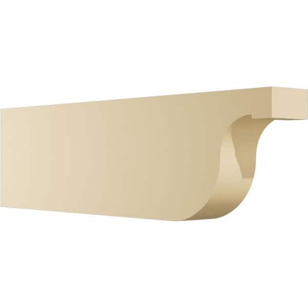 Ekena Millwork Standard Del Monte 4 in. W x 10 in. H x 36 in. D Signature Urethane Rafter Tail Outlooker