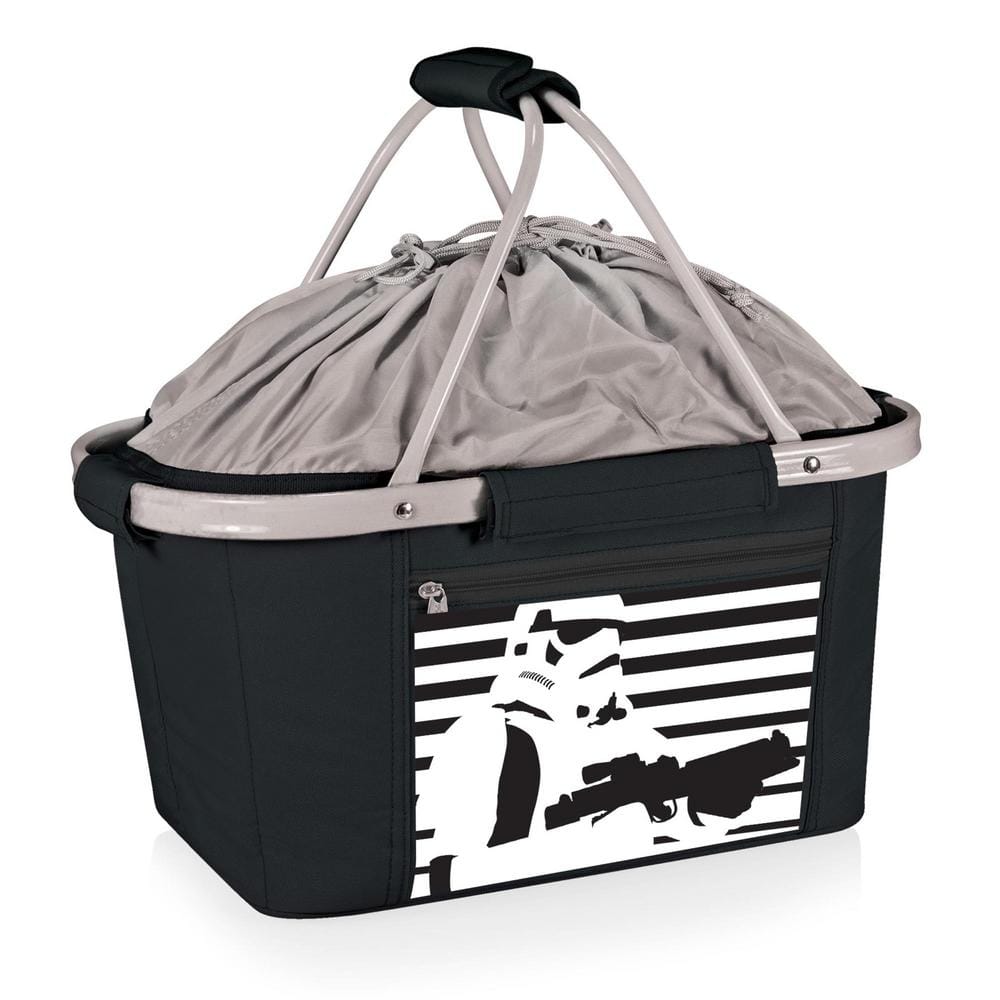 ONIVA 28 oz. Black Storm Trooper Metro Basket Collapsible Tote Cooler