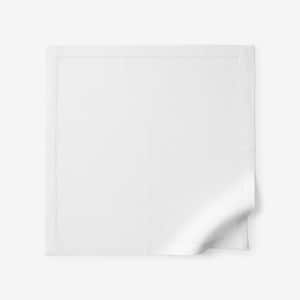 Linen 19 in. X 19 in. White Cotton Napkins (Set of 4)