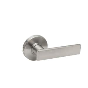 Craftsman Remi Satin Stainless Dummy Door Lever with Round Rosette