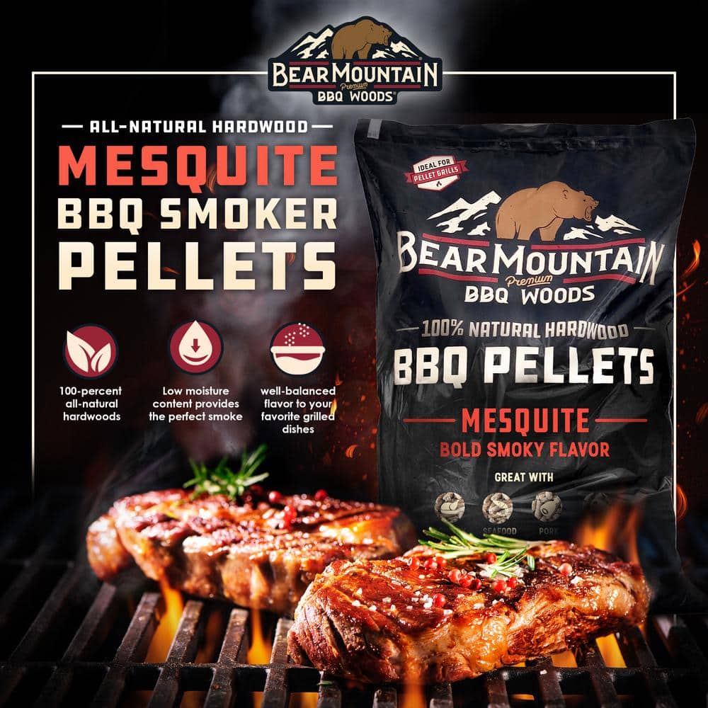 Bear Mountain 40 lb Mesquite BBQ Smoker Pellets