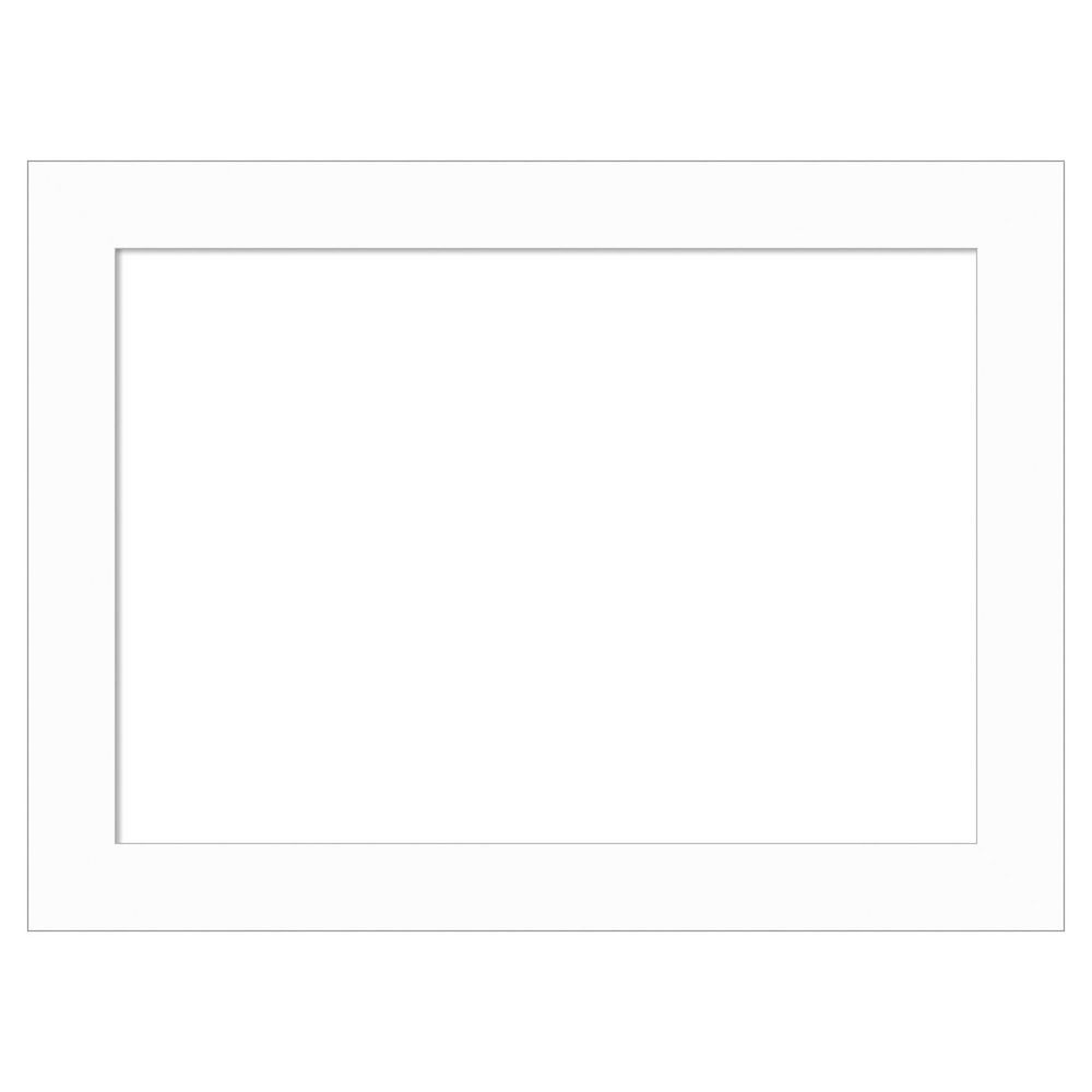 Basic White Narrow 23 in. x 17 in. Wood Framed Dry Erase Magnetic Memo Board price history on PriceWatchPro