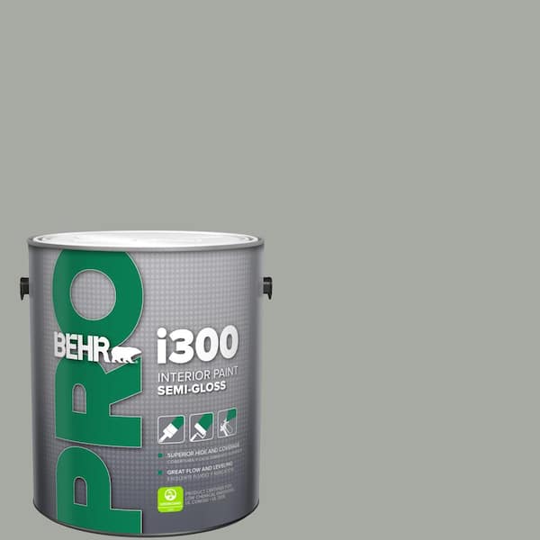 1 gal. #ECC-35-1 Silver Clouds Semi-Gloss Interior Paint