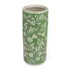 Storied Home Lilia Green Ceramic Umbrella Stand EC1865