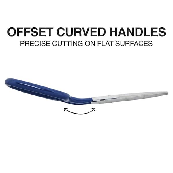 9 in. Carpet Shear Curved with Coated Handle