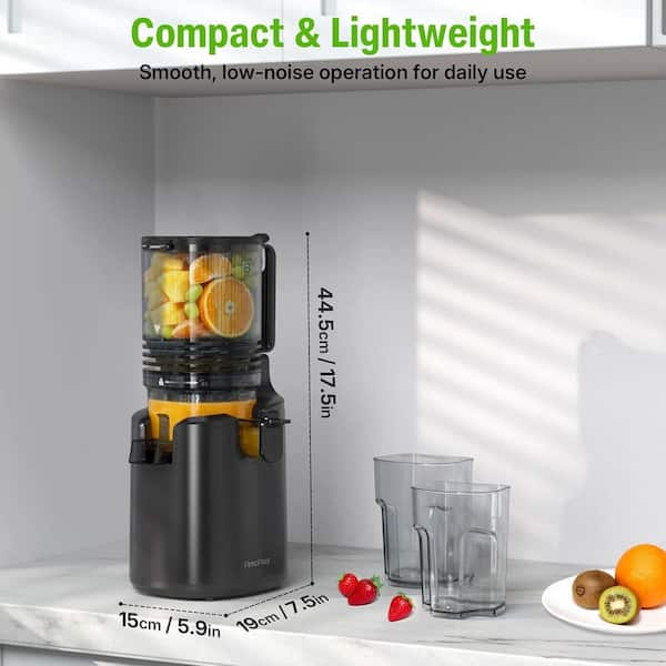 Anybear Cold Press Juicer, 200W Masticating Slow Juicer 4.3 in