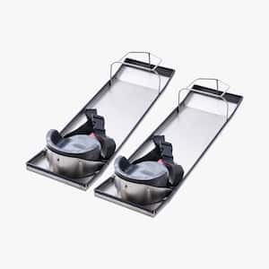 Concrete Knee Boards Stainless Steel, 28 in. x 8 in. Concrete Sliders, Knee Boards For Concrete, Concrete Knee Pads