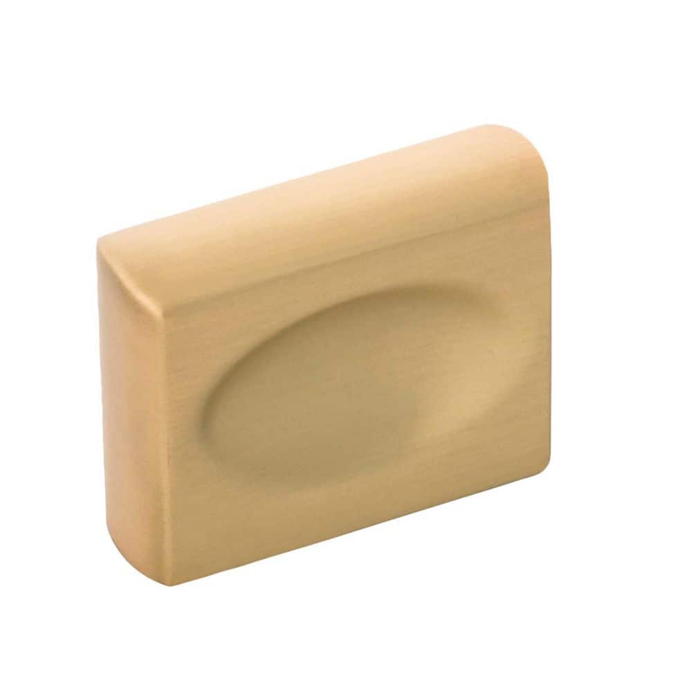 Ingot Collection Pinch Knob 1.38 Inch x 0.44 Inch Brushed Golden Brass Finish Rectangle Cabinet Knob price history on PriceWatchPro