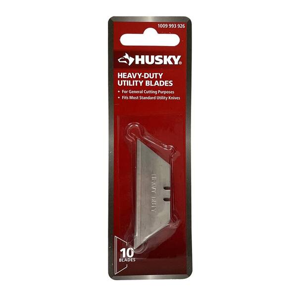Husky 10PC UTILITY BLADES 8409780000 The Home Depot