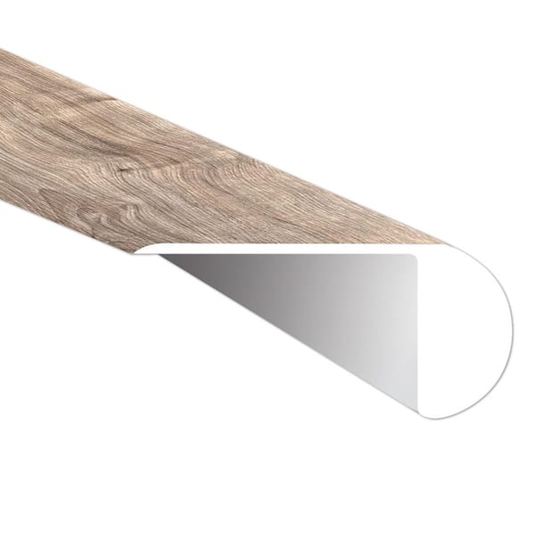 Albemarle Ash 1 in. T x 2.23 in. W x 94 in. L Luxury Vinyl Overlapping Stair Nose Molding