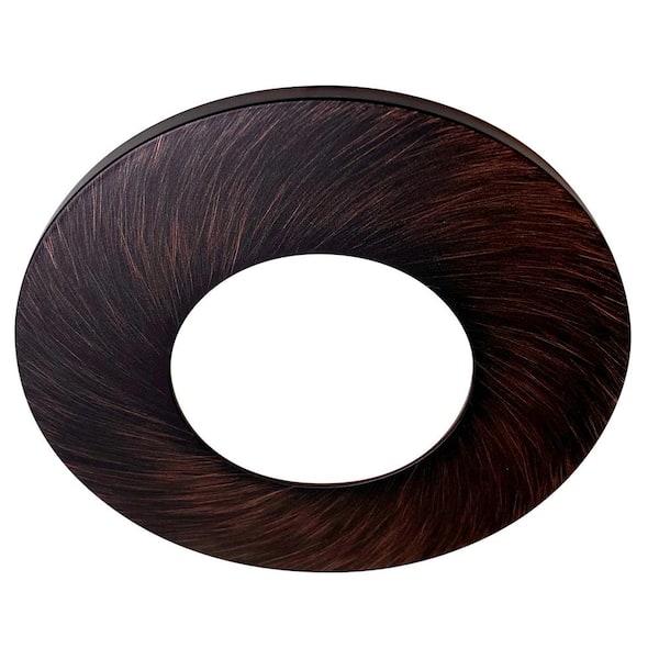 JBD 4 in. Round Flat Designer Trim in Tuscan Bronze