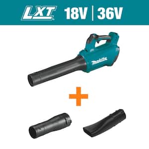 116 MPH 459 CFM LXT 18V Lithium-Ion Brushless Cordless Leaf Blower with Blower Nozzle and Flat End Nozzle