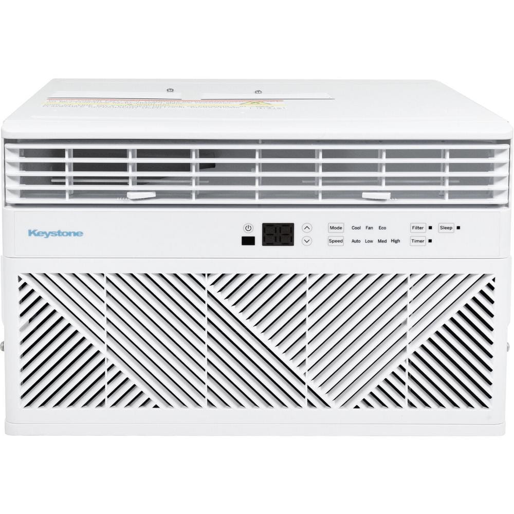 Keystone 8,000 BTU White Window Air Conditioner with Remote