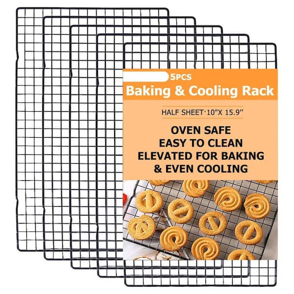 15.9 in. W x 10 in. D Stainless Steel Sliver Cooling Racks, Heavy Duty Wire Rack for Grilling, Roasting and Cooking