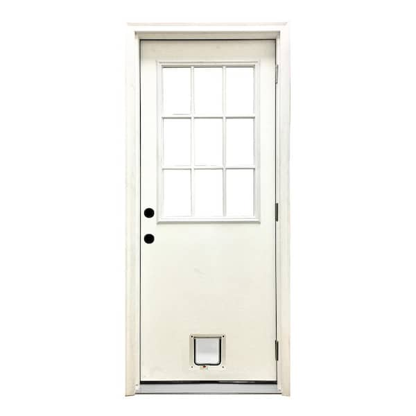 Steves & Sons 72 in. x 80 in. Reliant Series White Primed