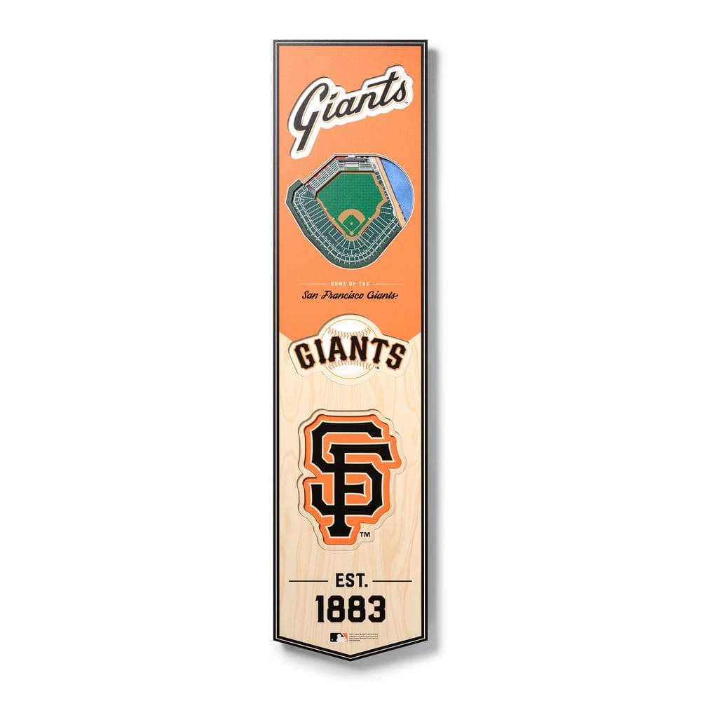 8 x 32 MLB San Francisco Giants 3D Stadium Banner