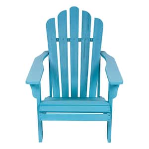 Westport II Aqua Wood Adirondack Chair