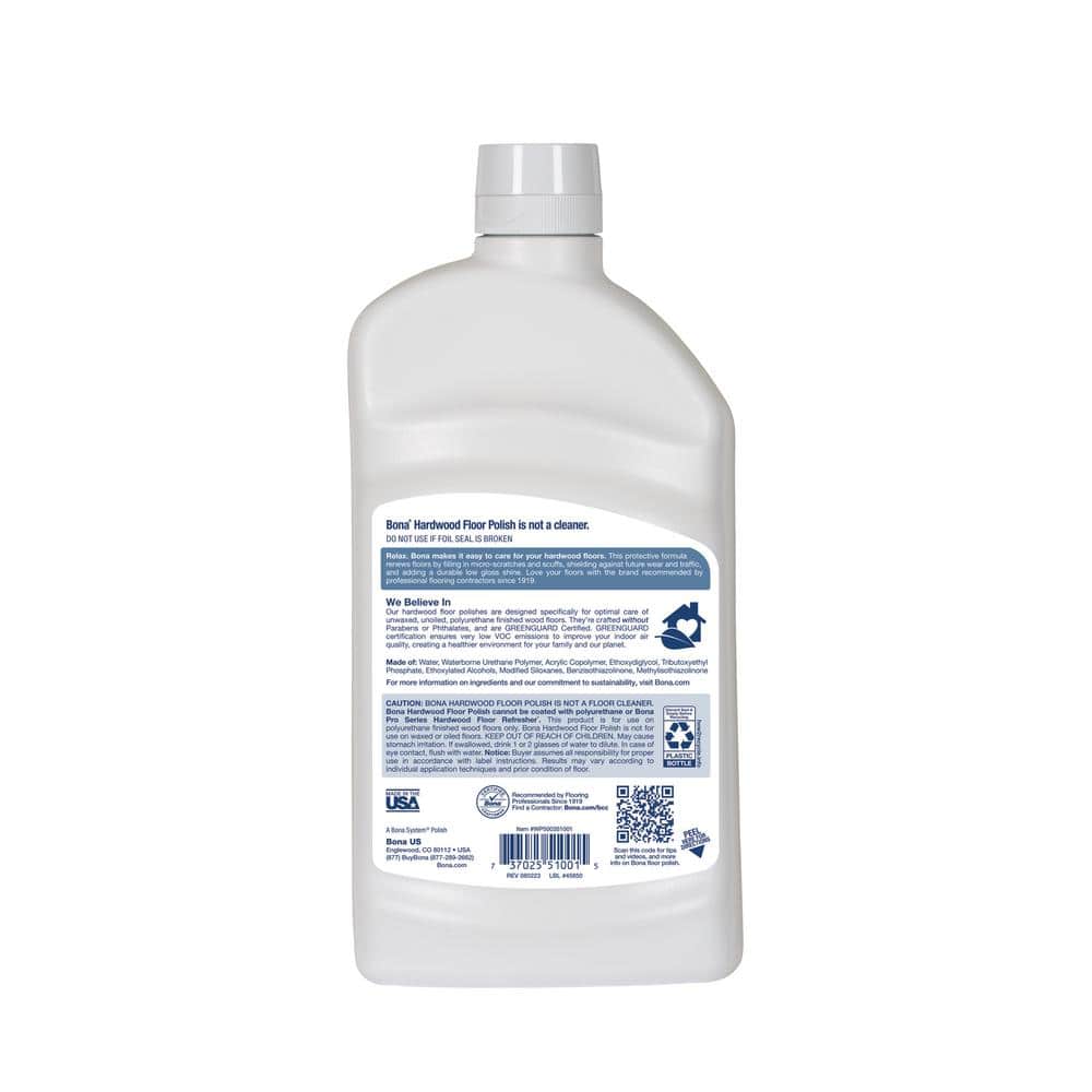 Bona Low Gloss 32oz Hardwood Floor Polish