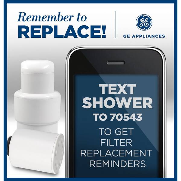 Ge Shower Filtration System Replacement Filter Fxsch The Home Depot
