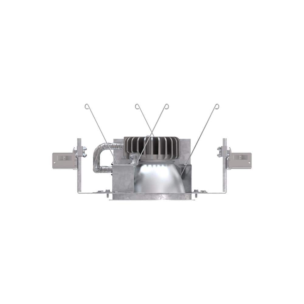 4'' Silver LED Recessed Lighting Kit with Adjustable Lumens