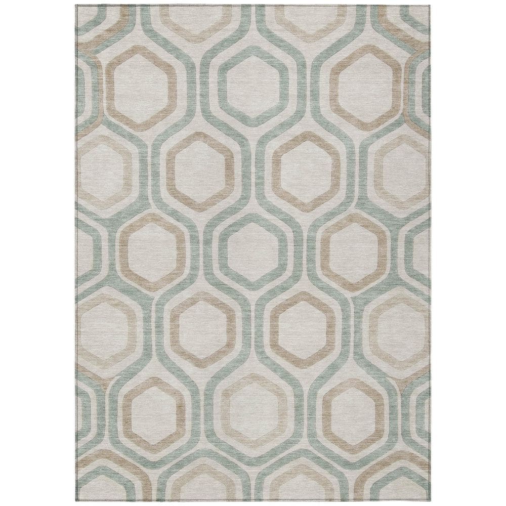 Chantille Machine Washable Indoor/Outdoor Abstract ACN2956 Cream 10 ft. x 14 ft. Area Rug price history on PriceWatchPro