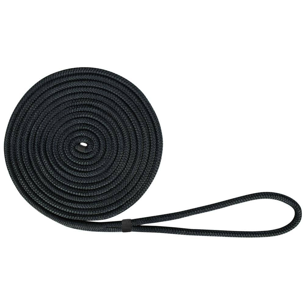 Extreme Max BoatTector 1/2 in. x 20 ft. Double Braid Nylon Dock Line in ...