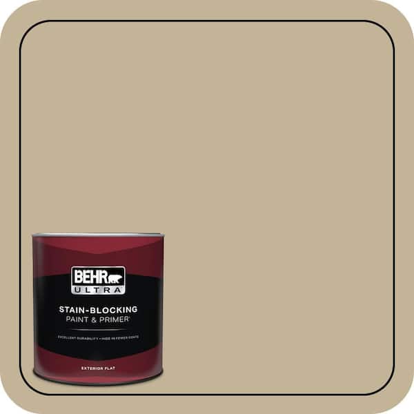 BEHR ULTRA 1 qt. #ECC-21-2 Palisade Flat Exterior Paint & Primer