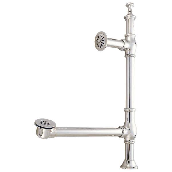 Kingston Brass Vintage PopUp Tub Waste and Overflow in Brushed Nickel