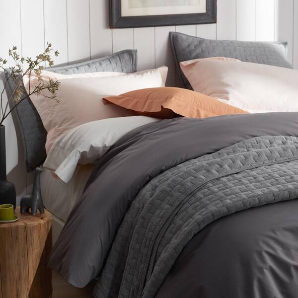 Gray euro best sale sham cover