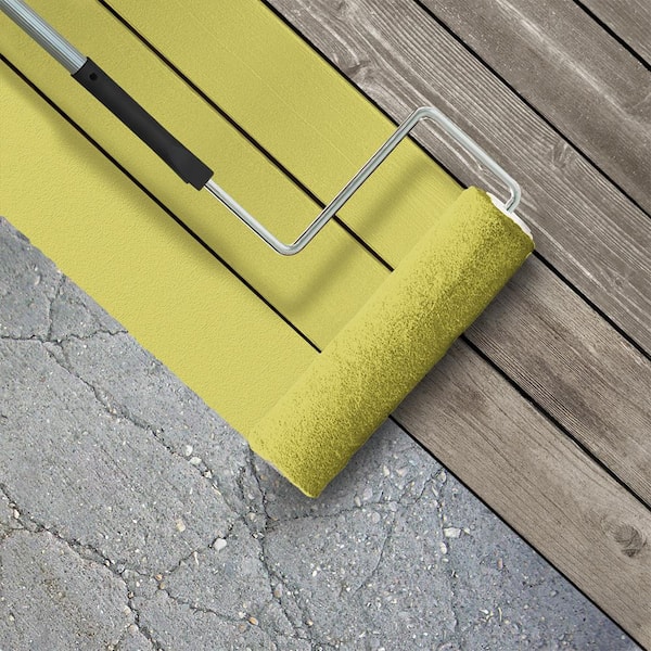 1 gal. #P340-4 Lime Tree Low-Lustre Enamel Interior/Exterior Porch and Patio Floor Paint