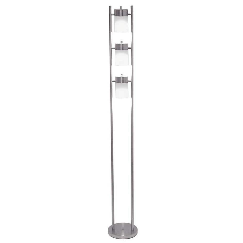 65 in. 3-Light White Adjustable Floor Lamp price history on PriceWatchPro