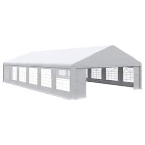 Large 39 ft. x 23 ft. White Outdoor Canopy Tent
