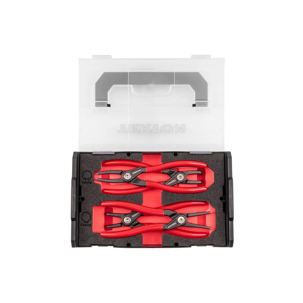 TEKTON 7 in. Internal and External Retaining Ring Pliers Set with