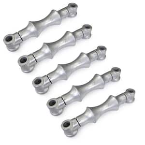 12 in. Galvanized Steel Hot Dipped Double Rod Pipe Roller with Sockets (5-Pack)