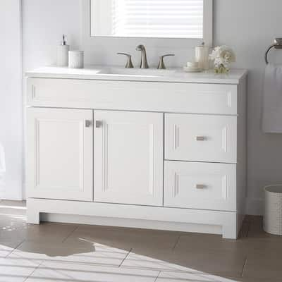 48 Inch Vanities Bathroom Vanities Bath The Home Depot