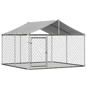 9.8 ft. x 9.8 ft. x 5.9 ft. Outdoor Large Dog Kennel Pet Playpen Poultry Cage Dog Exercise Pen